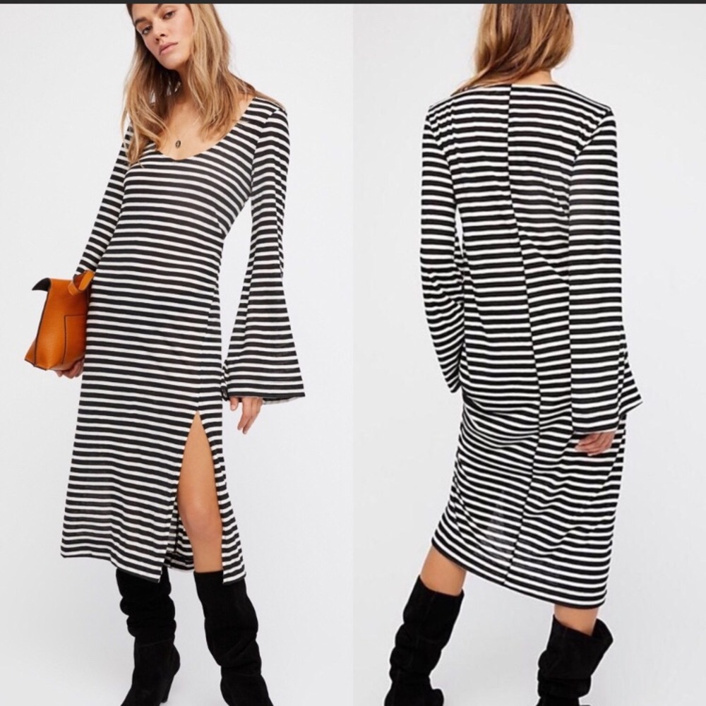 Free People La Jolla Midi Dress